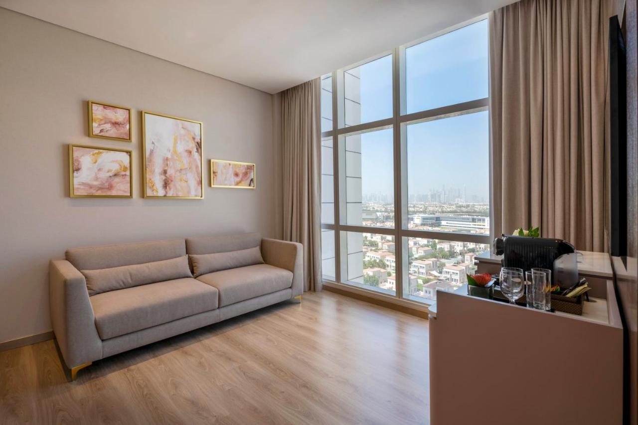 Movenpick Jumeirah Village Triangle Дубай Экстерьер фото Office